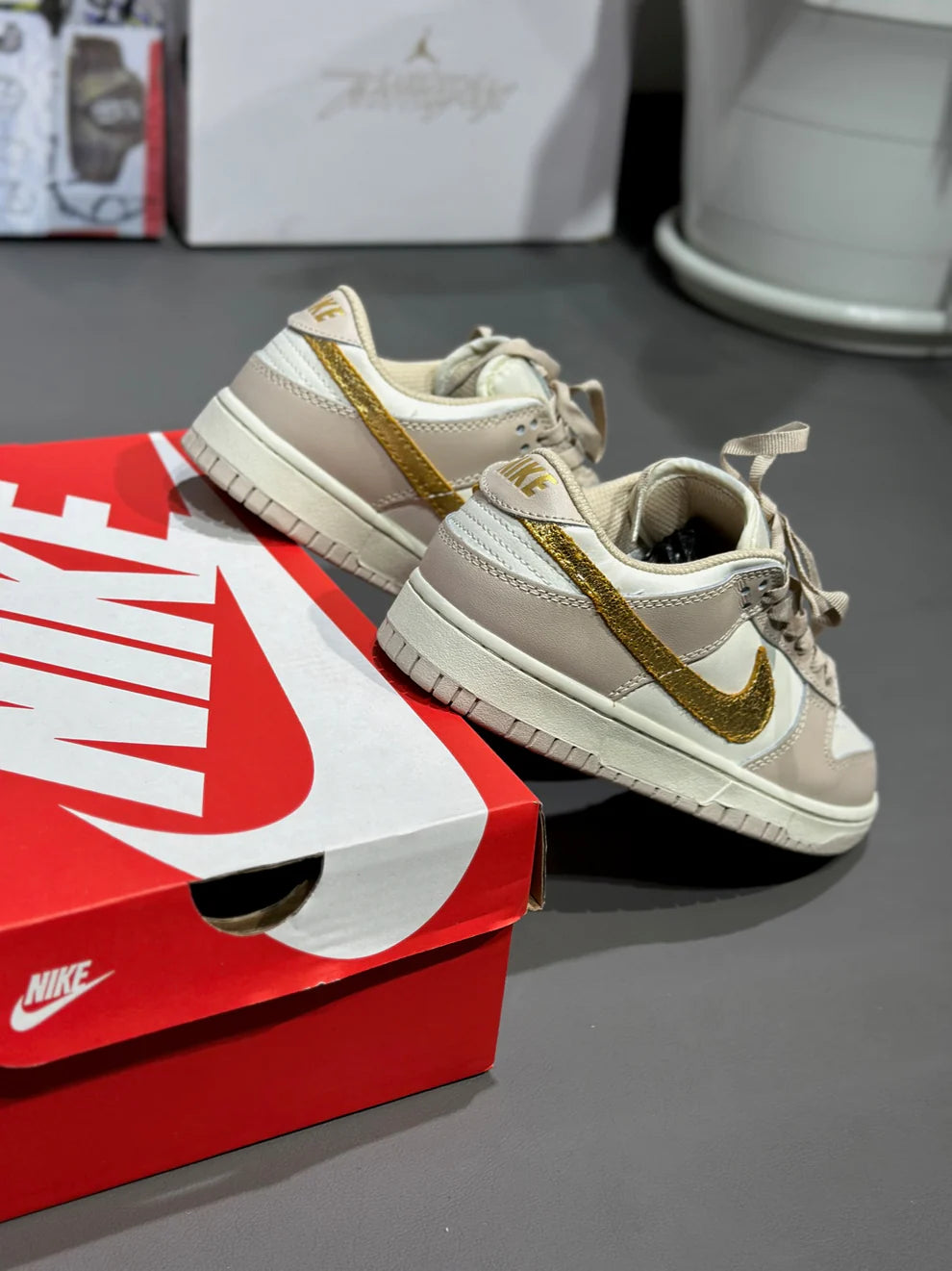 Nike Dunk Low Golden Swoosh