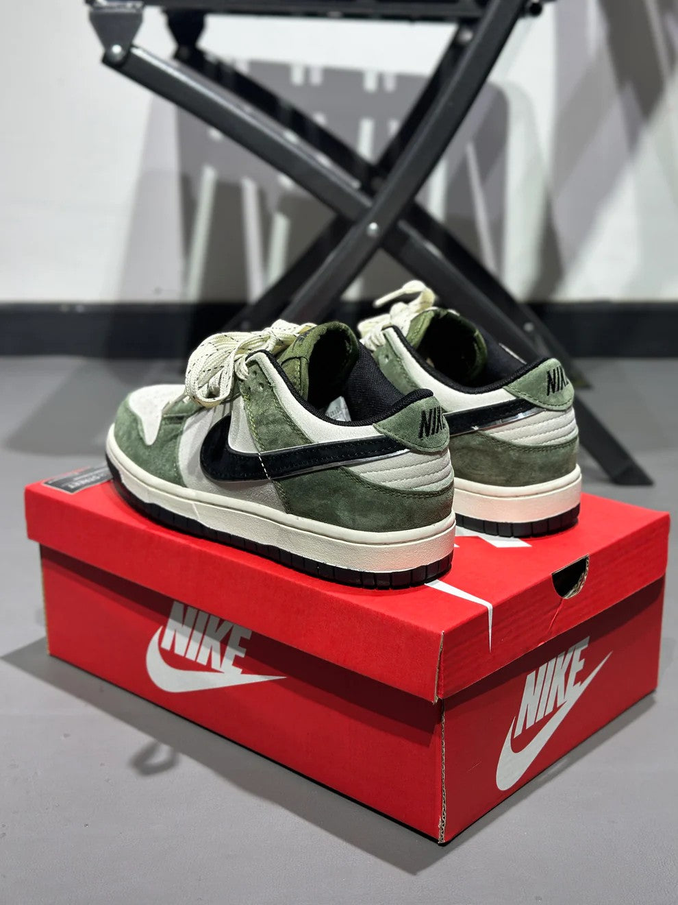 Nike Dunk Low “Otomo Green” Custom